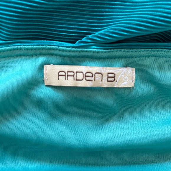 Arden B Teal Strapless Dress - Picture 5 of 5